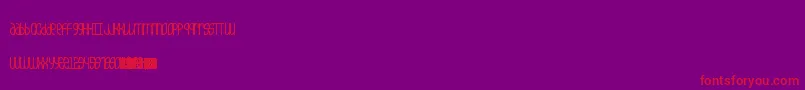 fuente 5champagneUnicase – Fuentes Rojas Sobre Fondo Morado