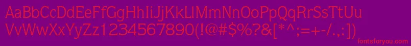 Más sobre la fuente QuorumstdBook fuente QuorumstdBook – Fuentes Rojas Sobre Fondo Morado