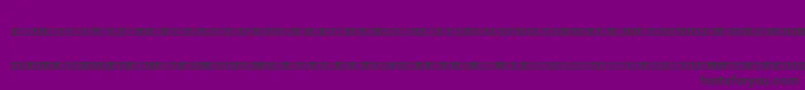 Binary01sBrk-Schriftart – Schwarze Schriften auf violettem Hintergrund