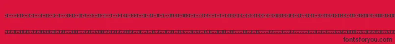 Binary01sBrk Font – Black Fonts on Red Background