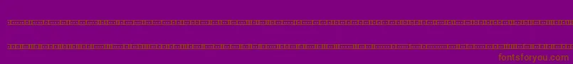 Binary01sBrk Font – Brown Fonts on Purple Background