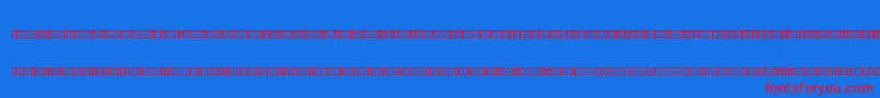 Binary01sBrk Font – Red Fonts on Blue Background