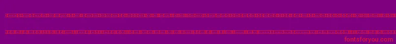 Binary01sBrk Font – Red Fonts on Purple Background