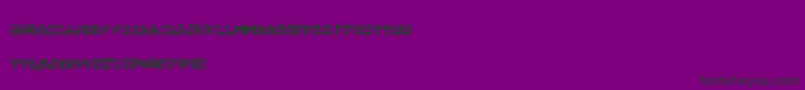 Superchunk Font – Black Fonts on Purple Background