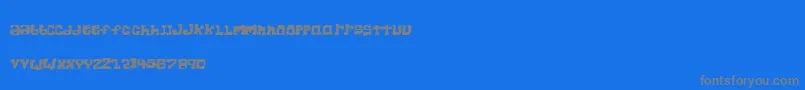 Lisätietoja Superchunk-fontista Superchunk-fontti – harmaat kirjasimet sinisellä taustalla
