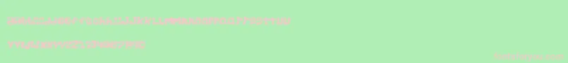 Superchunk Font – Pink Fonts on Green Background