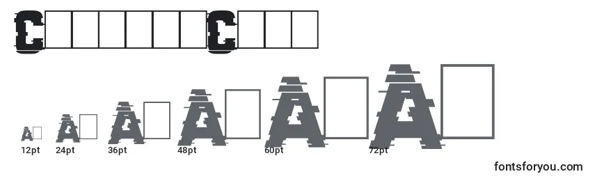 CrackedCode Font Sizes