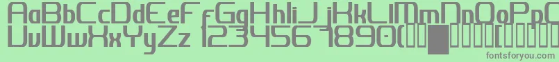 Más sobre la fuente JhDigitalNominal fuente JhDigitalNominal – Fuentes Grises Sobre Fondo Verde