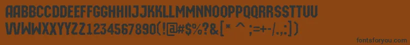 More about AMachinaortoprk Font AMachinaortoprk Font – Black Fonts on Brown Background