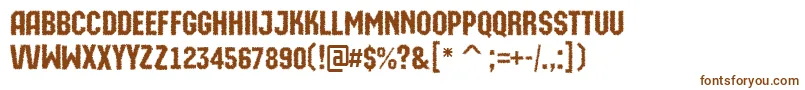 AMachinaortoprk Font – Brown Fonts