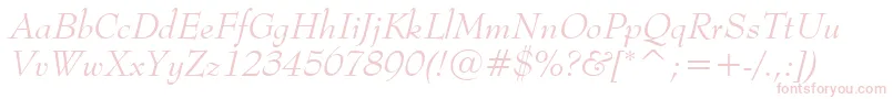 BernhardModernItalicBt Font – Pink Fonts