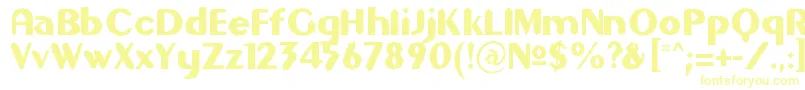 Gilgons-fontti – keltaiset fontit