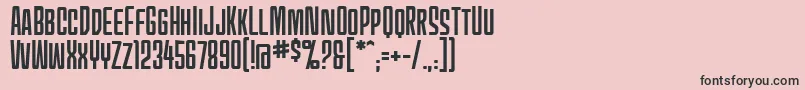 MecheffectsonebbRegフォントについての詳細 フォントMecheffectsonebbReg – ピンクの背景に黒い文字