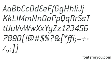 ConduititcTtLightitalic font – funky Fonts