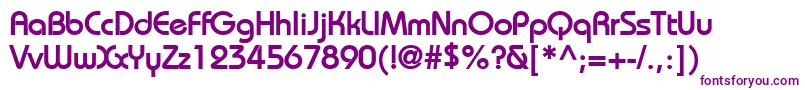 BiminiBold Font – Purple Fonts on White Background