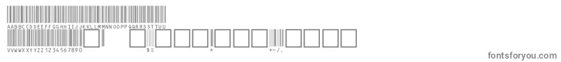 C39hrp72dmtt-fontti – harmaat kirjasimet valkoisella taustalla