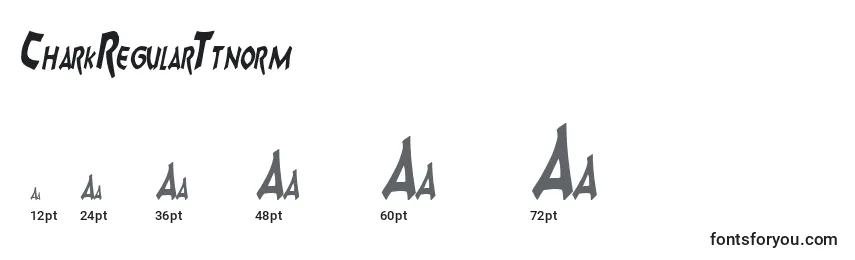 CharkRegularTtnorm Font Sizes