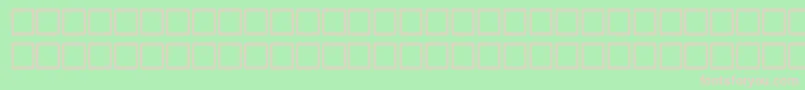 fuente CacheheavyRegular – Fuentes Rosadas Sobre Fondo Verde
