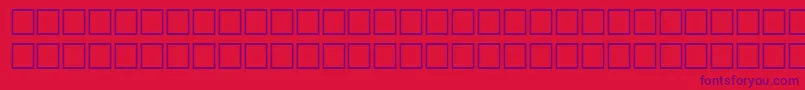 CacheheavyRegular Font – Purple Fonts on Red Background