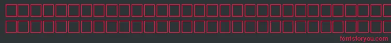 Шрифт CacheheavyRegular – красные шрифты на чёрном фоне