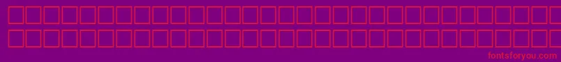 CacheheavyRegular Font – Red Fonts on Purple Background