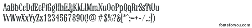 Шрифт ColonelantiqueRegular – формы шрифтов