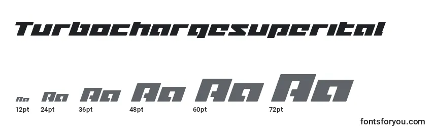 Turbochargesuperital Font Sizes