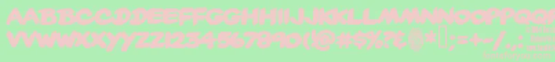 More about Yardsale Font Yardsale Font – Pink Fonts on Green Background