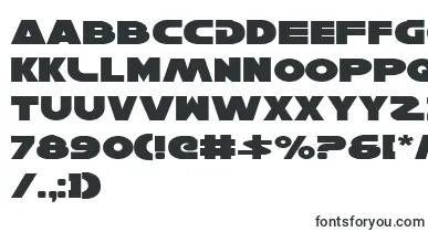 HanSoloExpanded font – Fonts By Shape