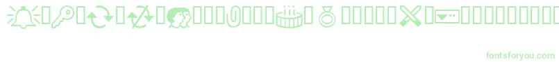 fuente Outlook0 – Fuentes Verdes Sobre Fondo Blanco