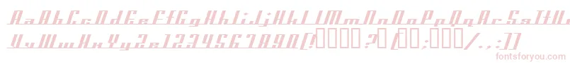 Czcionka Prospect – różowe czcionki