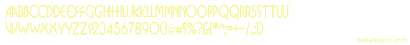 BusinkosqueezedRegular Font – Yellow Fonts