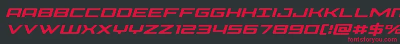Phoeniciaital Font – Red Fonts on Black Background