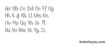 CaneletterscriptPersonaluse Font