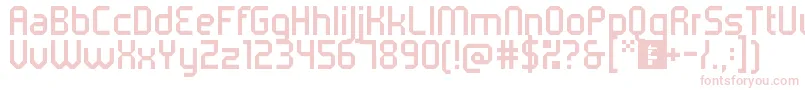 5metrikLight Font – Pink Fonts on White Background