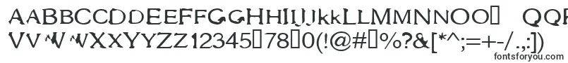 Шрифт Gothac – высокие шрифты