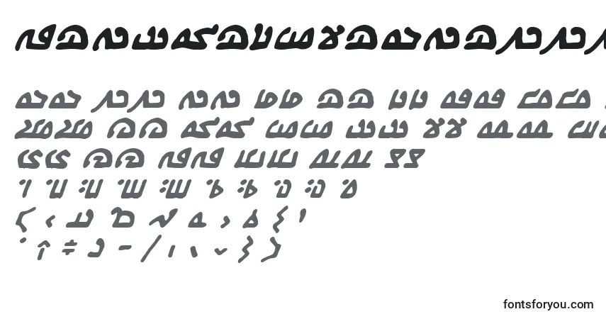 Schriftart WecomeinpeacebbBi – Alphabet, Zahlen, spezielle Symbole