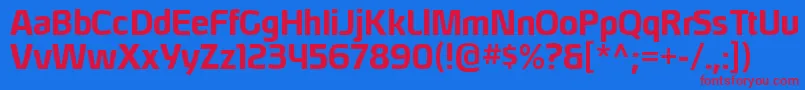 Lisätietoja HybreargBold-fontista HybreargBold-fontti – punaiset fontit sinisellä taustalla