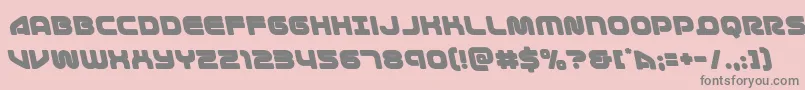 1stenterprisesleft Font – Gray Fonts on Pink Background