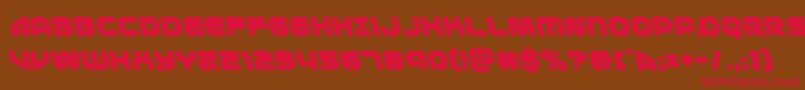 1stenterprisesleft Font – Red Fonts on Brown Background