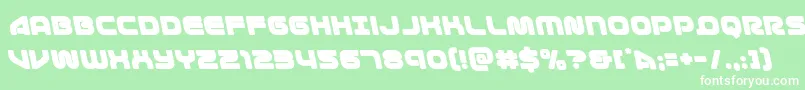 1stenterprisesleft Font – White Fonts on Green Background