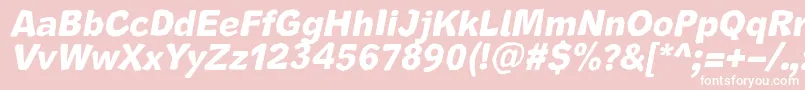 CutrimsItalic Font – White Fonts on Pink Background