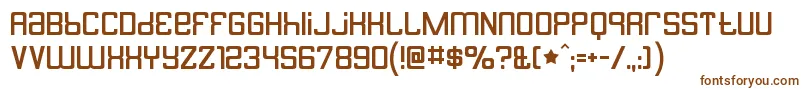 ButterbellyRegular Font – Brown Fonts on White Background