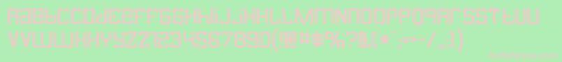 ButterbellyRegular Font – Pink Fonts on Green Background