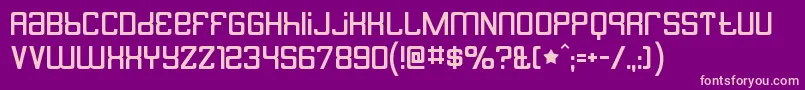 ButterbellyRegular Font – Pink Fonts on Purple Background