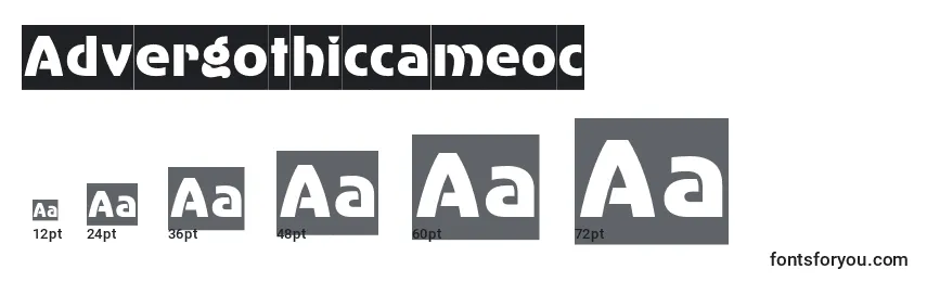 Advergothiccameoc Font Sizes