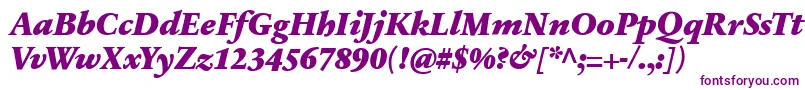 fuente SabonnextLtBlackItalic – Fuentes Moradas