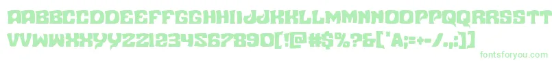 Nuevopassioncond-fontti – vihreät fontit valkoisella taustalla