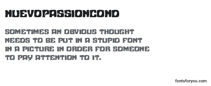 Nuevopassioncond Font