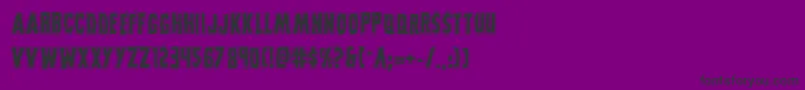 Grimghostcollege Font – Black Fonts on Purple Background